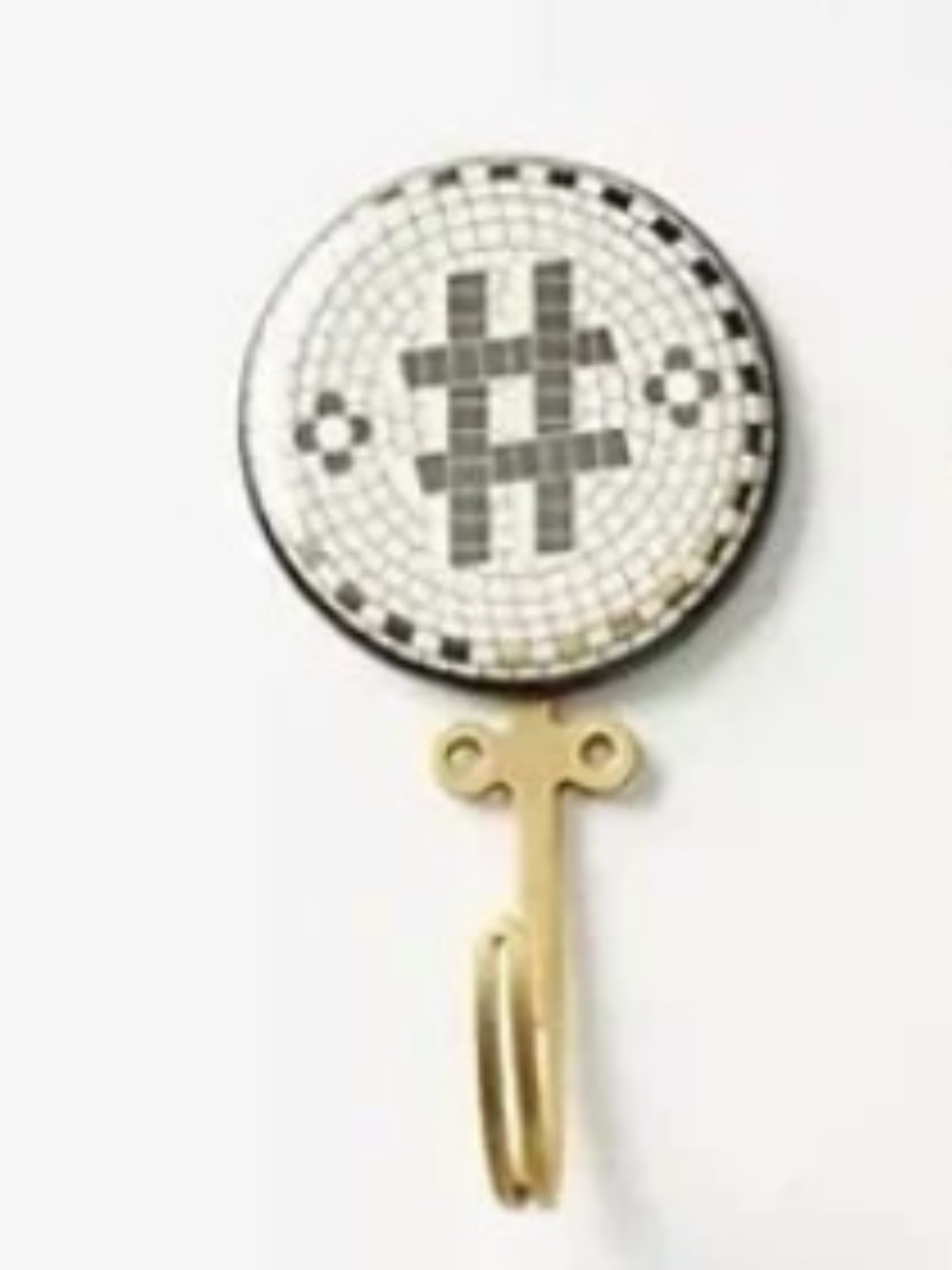 NWOT Bistro Tile Monogram Hook